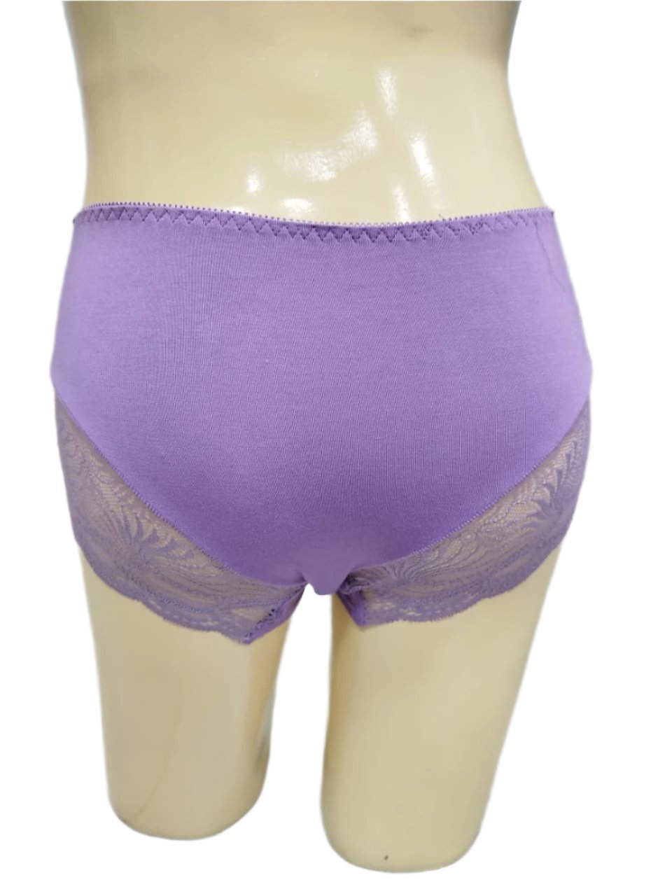 Embossed Panty with Lace