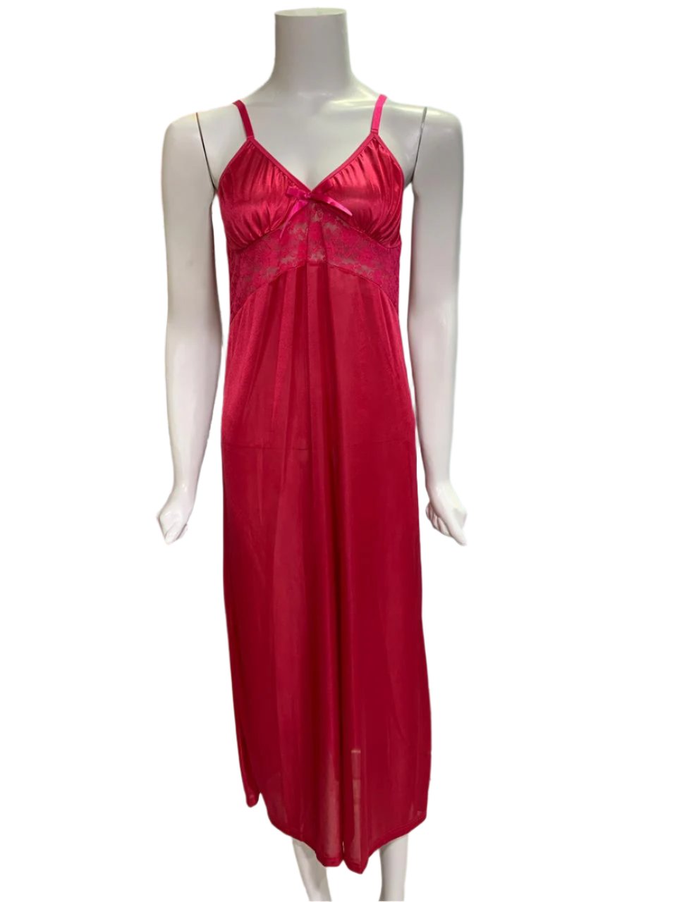 Luxurious Satin Nighty with Matching Robe Set