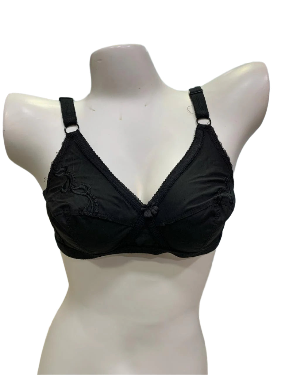 Everyday Comfort Soft Cotton Embroidered Bra