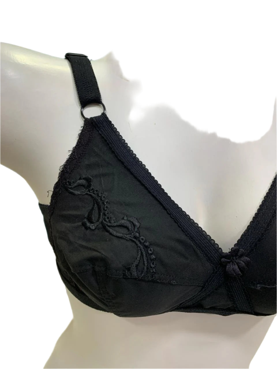 Everyday Comfort Soft Cotton Embroidered Bra