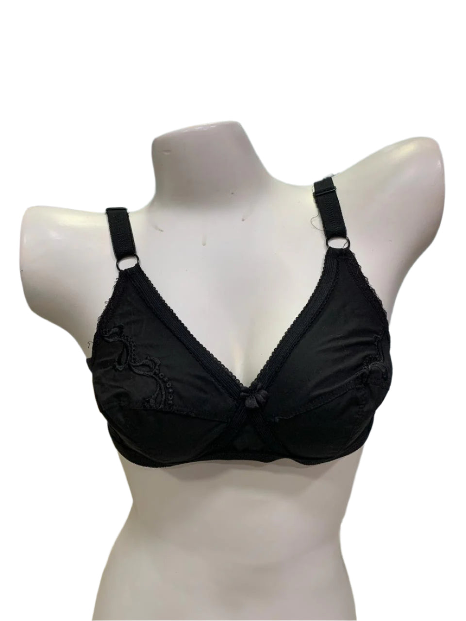 Everyday Comfort Soft Cotton Embroidered Bra