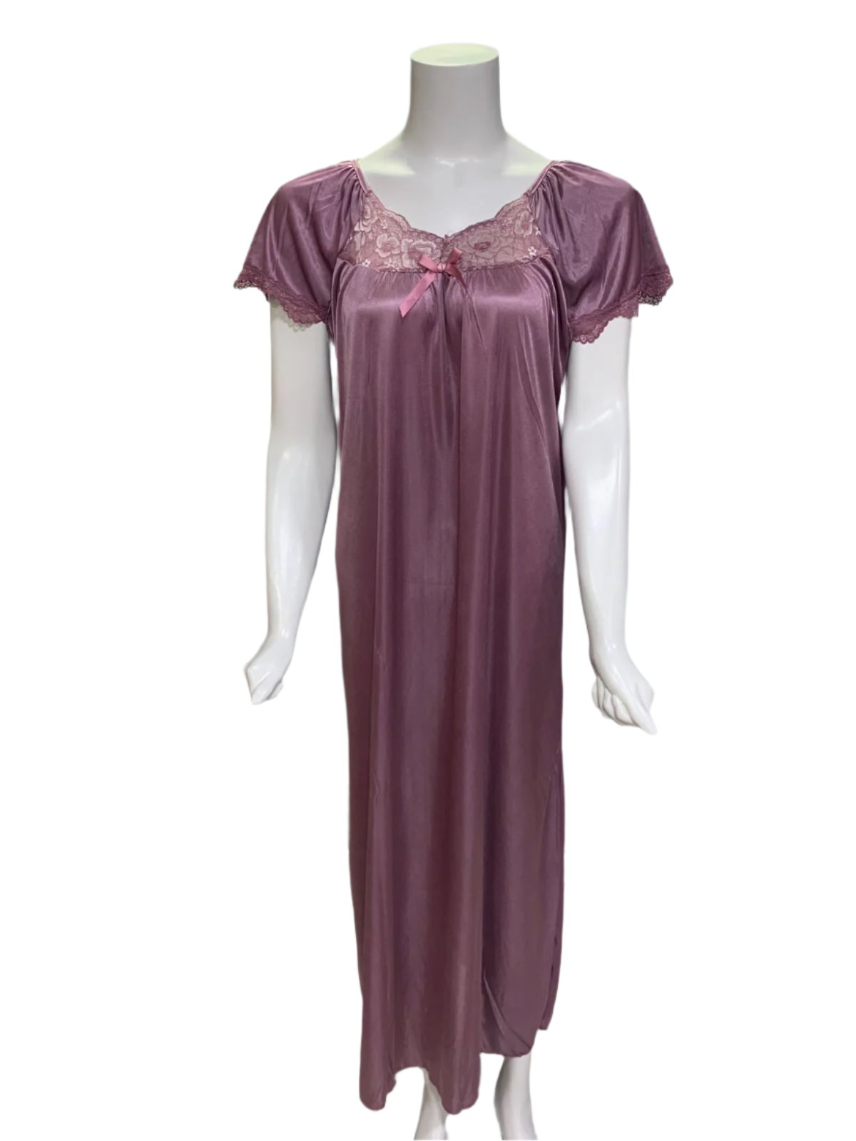Luxurious Long Silk Nighty