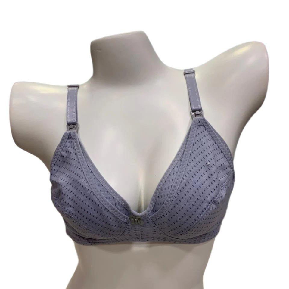 Mom Ease Front-Zip Feeding Bra