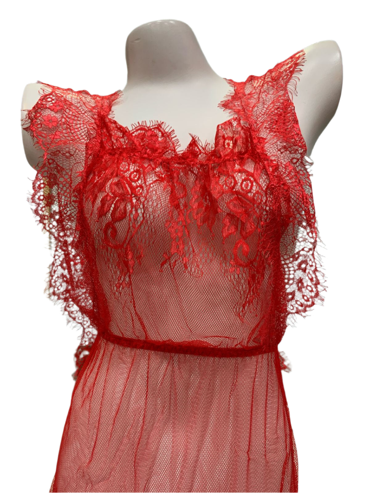 Whisper Soft Delicate Net Baby Doll Robe