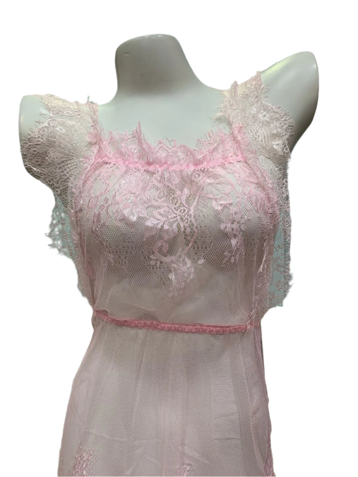 Whisper Soft Delicate Net Baby Doll Robe