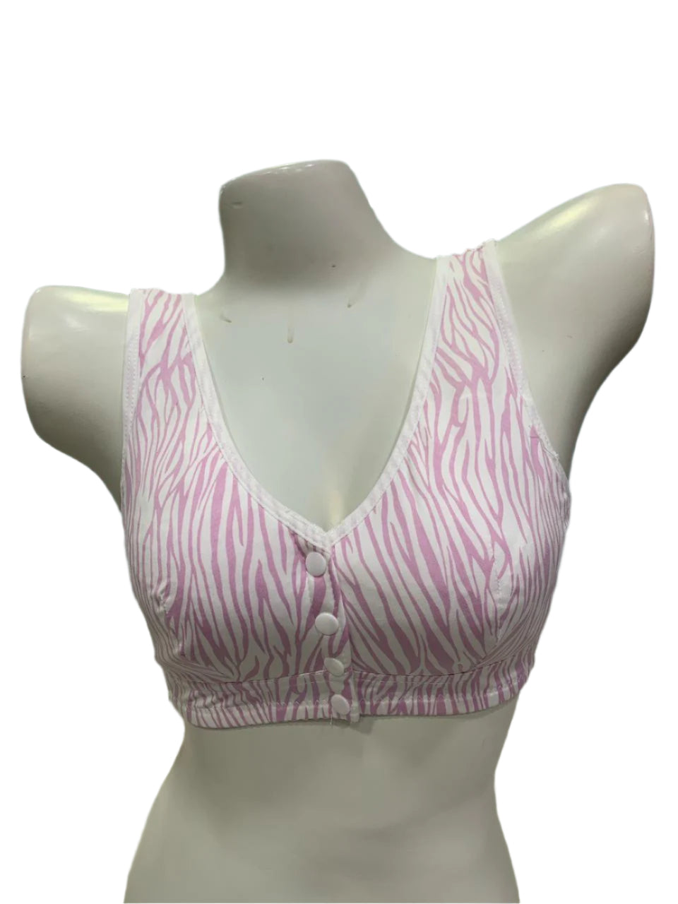 Blush Ease – Front Open Cotton Comfort Bra