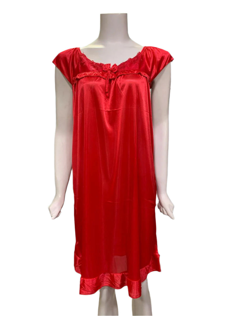 Midnight Grace – Satin Nighty for Women