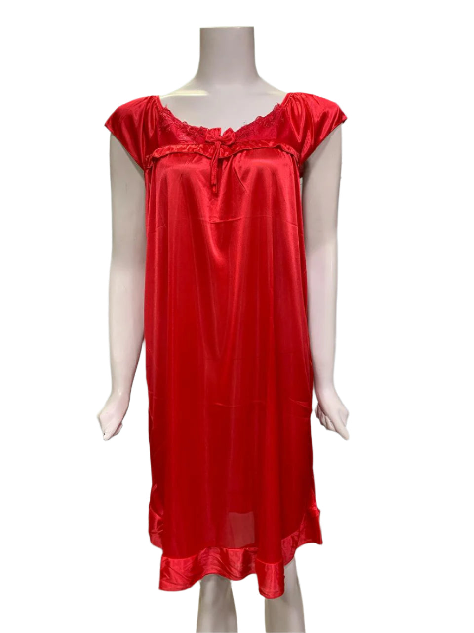 Midnight Grace – Satin Nighty for Women