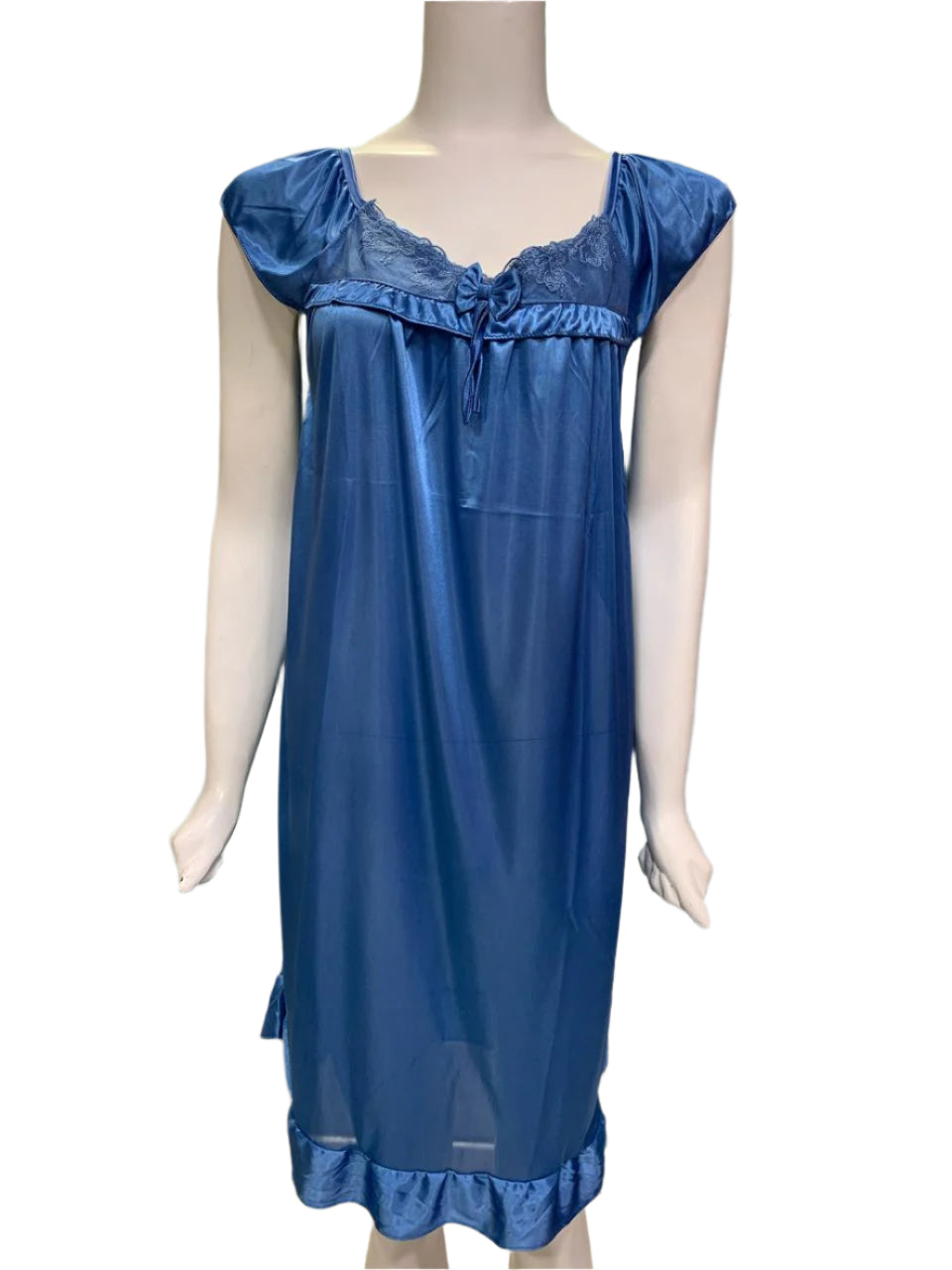 Midnight Grace – Satin Nighty for Women