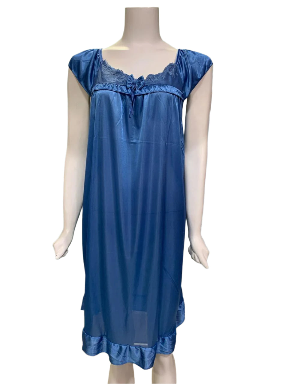 Midnight Grace – Satin Nighty for Women