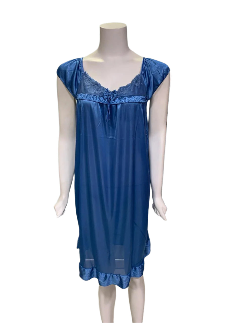 Midnight Grace – Satin Nighty for Women