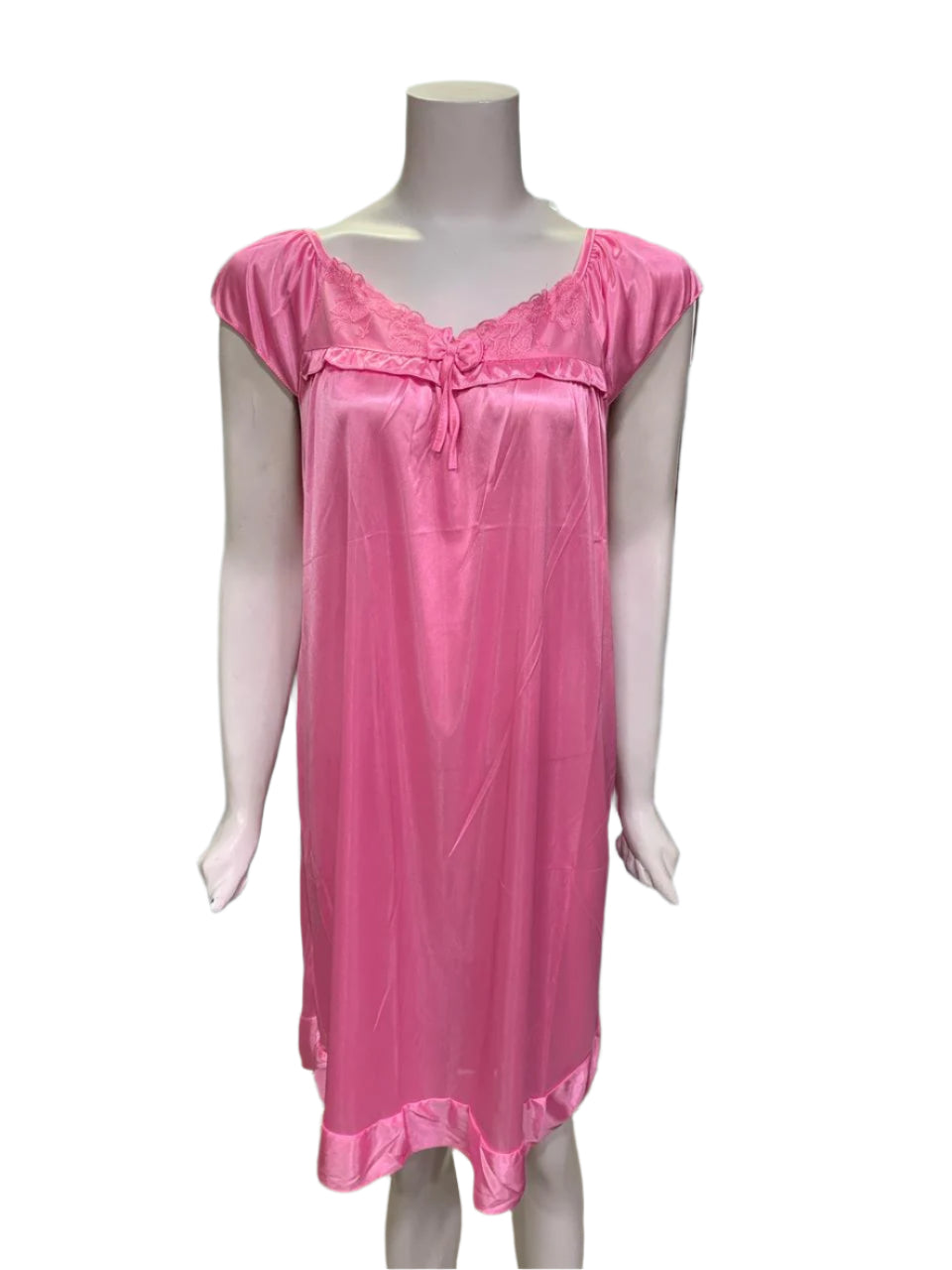Midnight Grace – Satin Nighty for Women