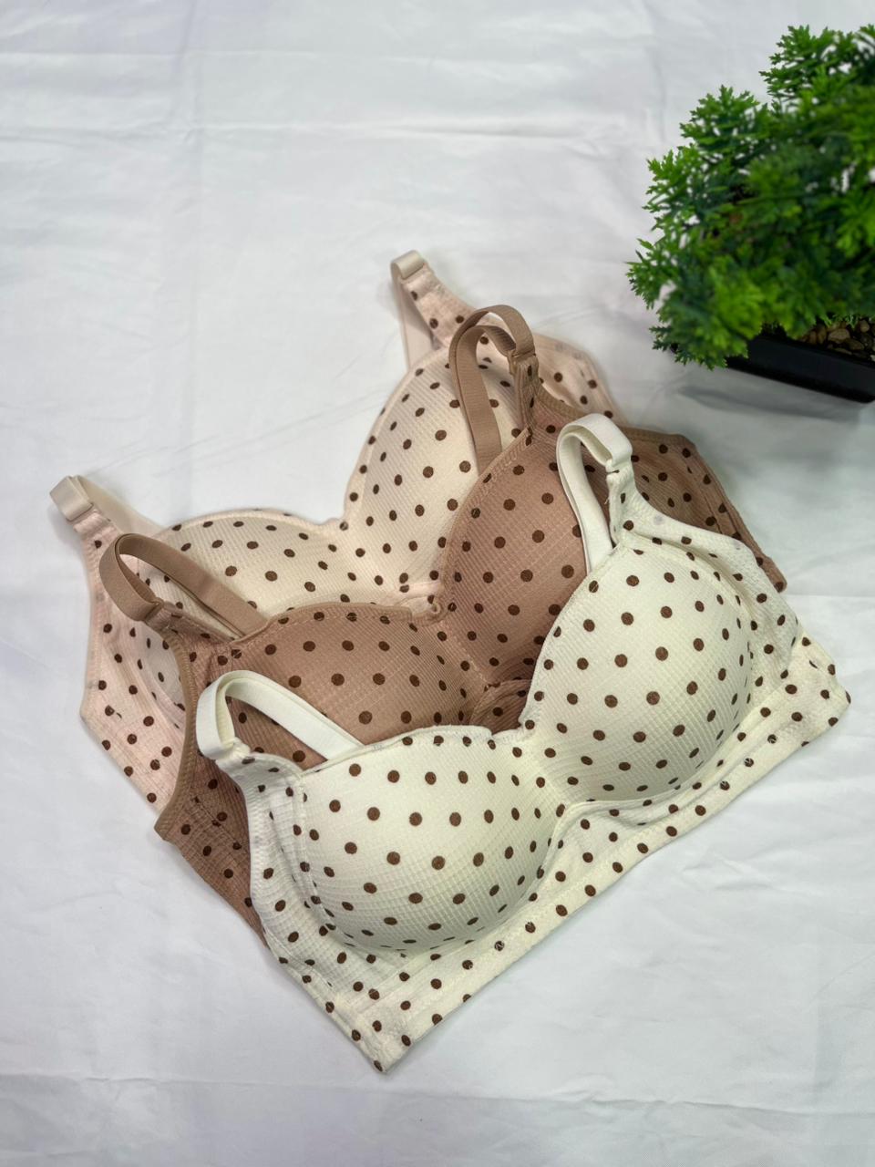 Polka Perfect Comfort Bra Set